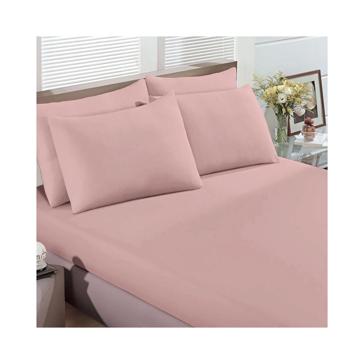 Jogo Bouton Lençol Queen 3 Peças Rolinho Rosa Pastel Jogo Bouton Lençol Queen 3 Peças Rolinho Rosa Pastel