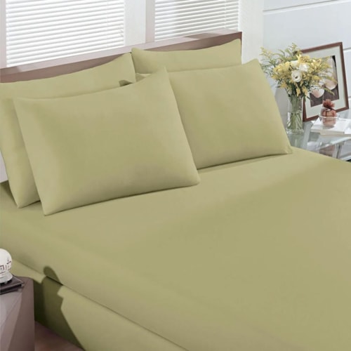 Jogo Bouton Lençol Queen 3 Peças Rolinho Trigo