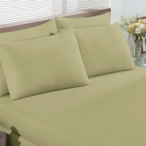 Detalhe - Jogo Bouton Lençol Queen 3 Peças Rolinho Trigo