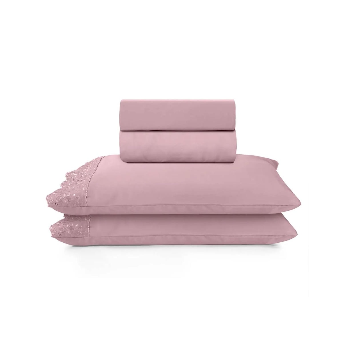 Jogo Bouton Lençol Queen Sonata Milka 4 Peças Rosa Jogo Bouton Lençol Queen Sonata Milka 4 Peças Rosa