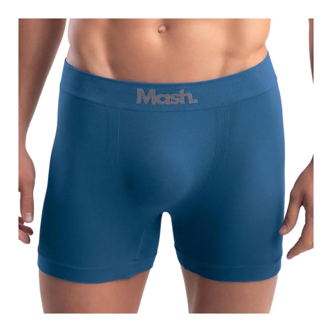 Kit 2 Cueca Mash Boxer S/costura 711.01 Azul Kit 2 Cueca Mash Boxer S/costura 711.01 Azul