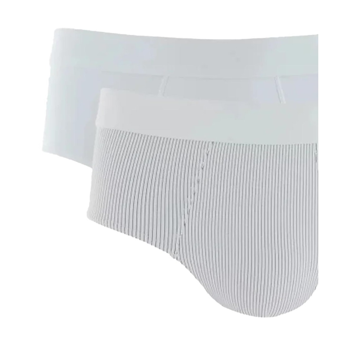 Kit 2 Cueca Mash Slip Microfibra 151.02 Branco/Branco Kit 2 Cueca Mash Slip Microfibra 151.02 Branco/Branco
