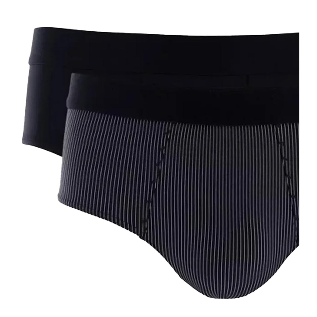 Kit 2 Cueca Mash Slip Microfibra 151.02 Preto/Preto Kit 2 Cueca Mash Slip Microfibra 151.02 Preto/Preto