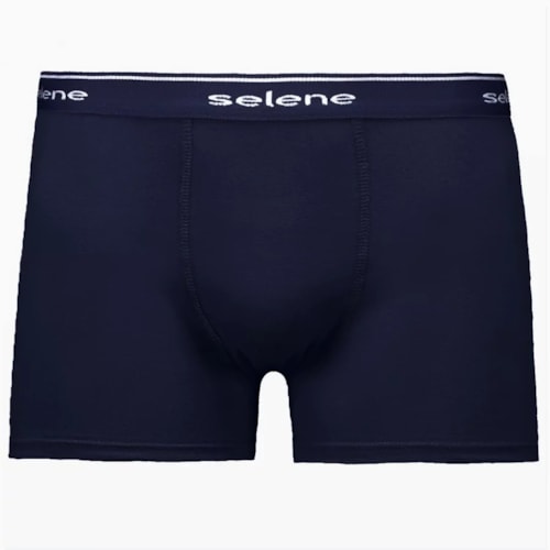 Kit 2 Cuecas Selene Boxer 95% algodao 11450 Preto/Marinho