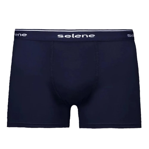 Detalhe - Kit 2 Cuecas Selene Boxer 95% algodao 11450 Preto/Marinho
