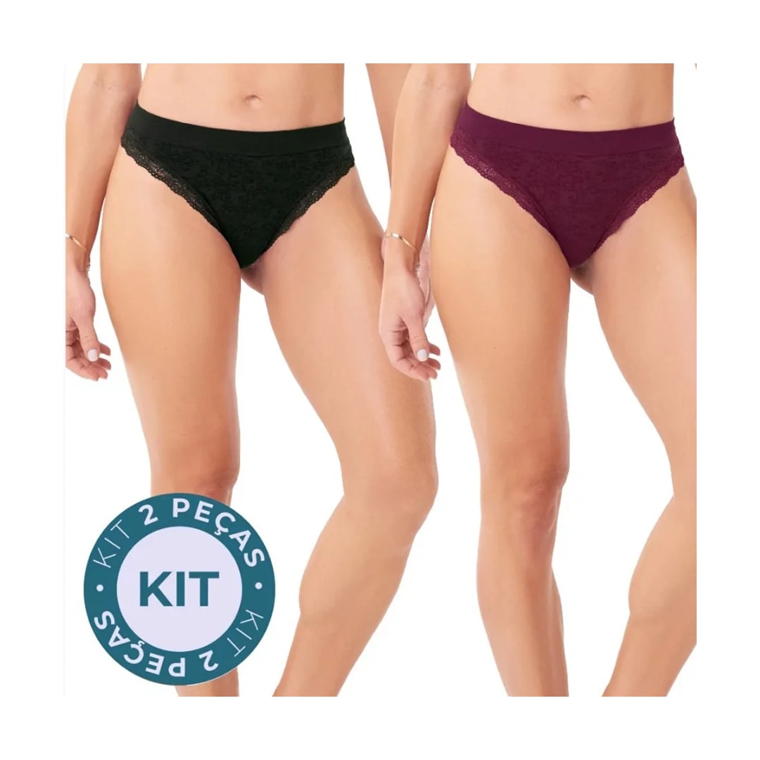 Kit 2 Peças Zee Rucci Calcinha Biquíni Zr0203-034