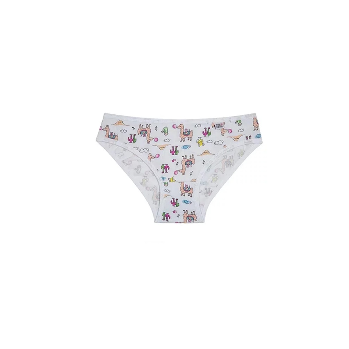 Kit 3 Calcinha Delrio Infantil 51309 Branco Lhama Kit 3 Calcinha Delrio Infantil 51309 Branco Lhama