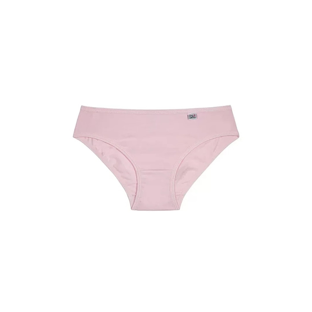 Kit 3 Calcinha Delrio Infantil 51309 Branco Lhama