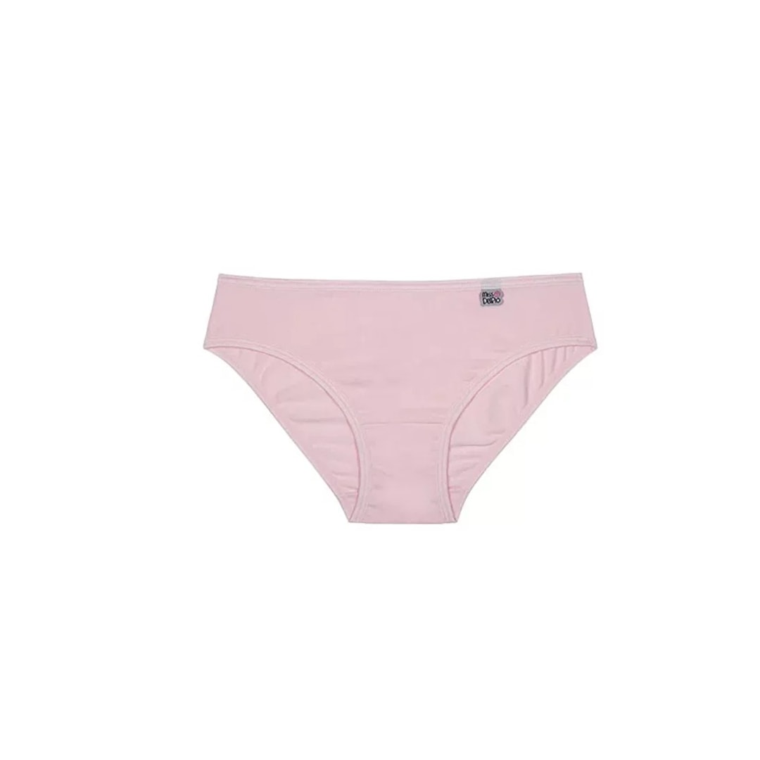 Kit 3 Calcinha Delrio Infantil 51309 Branco Limão Kit 3 Calcinha Delrio Infantil 51309 Branco Limão