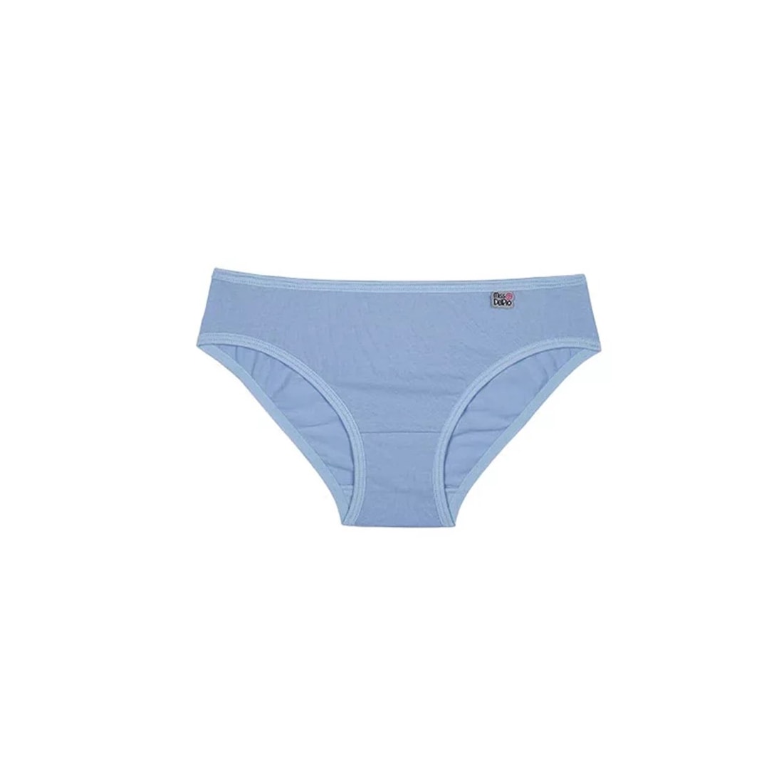Kit 3 Calcinha Delrio Infantil 51309 Branco Limão