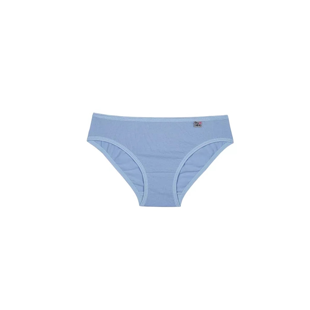 Kit 3 Calcinha Delrio Infantil 51309 Branco Limão