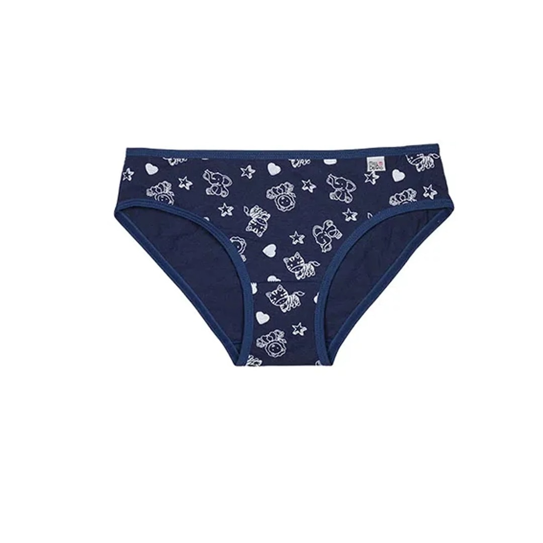 Kit 3 Calcinha Delrio Infantil 51309 Marinho Baby