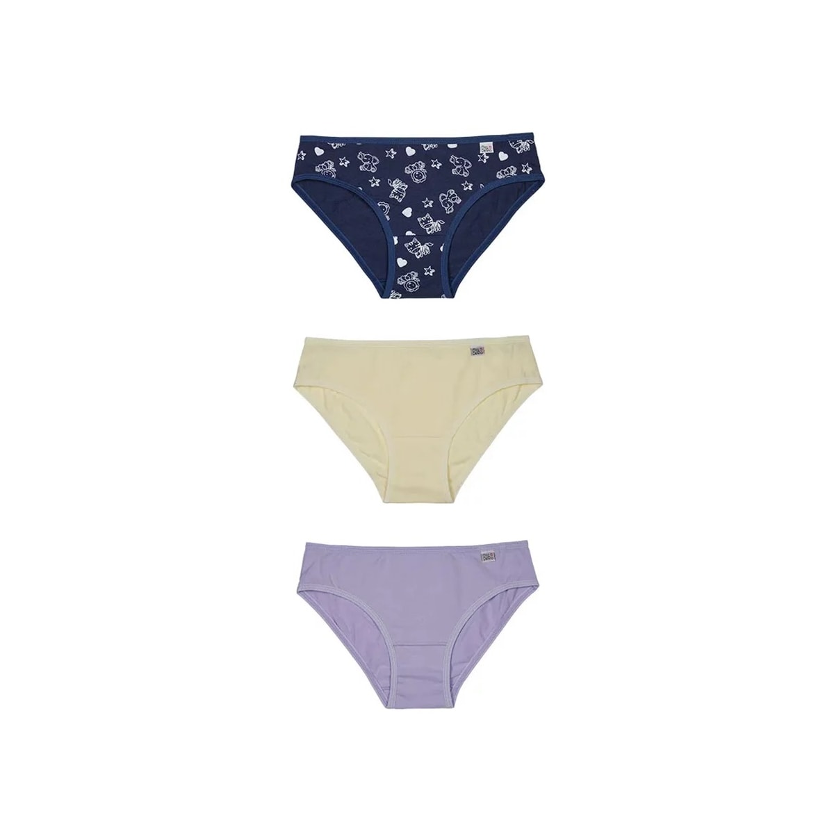 Kit 3 Calcinha Delrio Infantil 51309 Marinho Baby Kit 3 Calcinha Delrio Infantil 51309 Marinho Baby