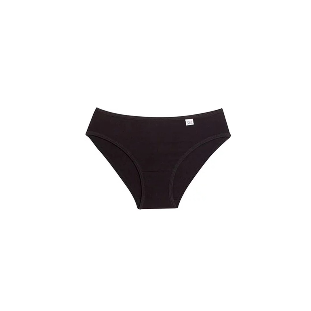 Kit 3 Calcinha Delrio Infantil 51309 Pele Laço/Nature/Preto