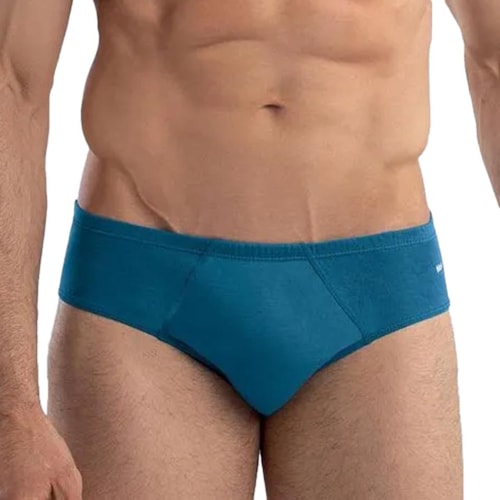 Detalhe - Kit 3 Cuecas Mash Slip Masculina 010.20 Azul/Azul/Azul