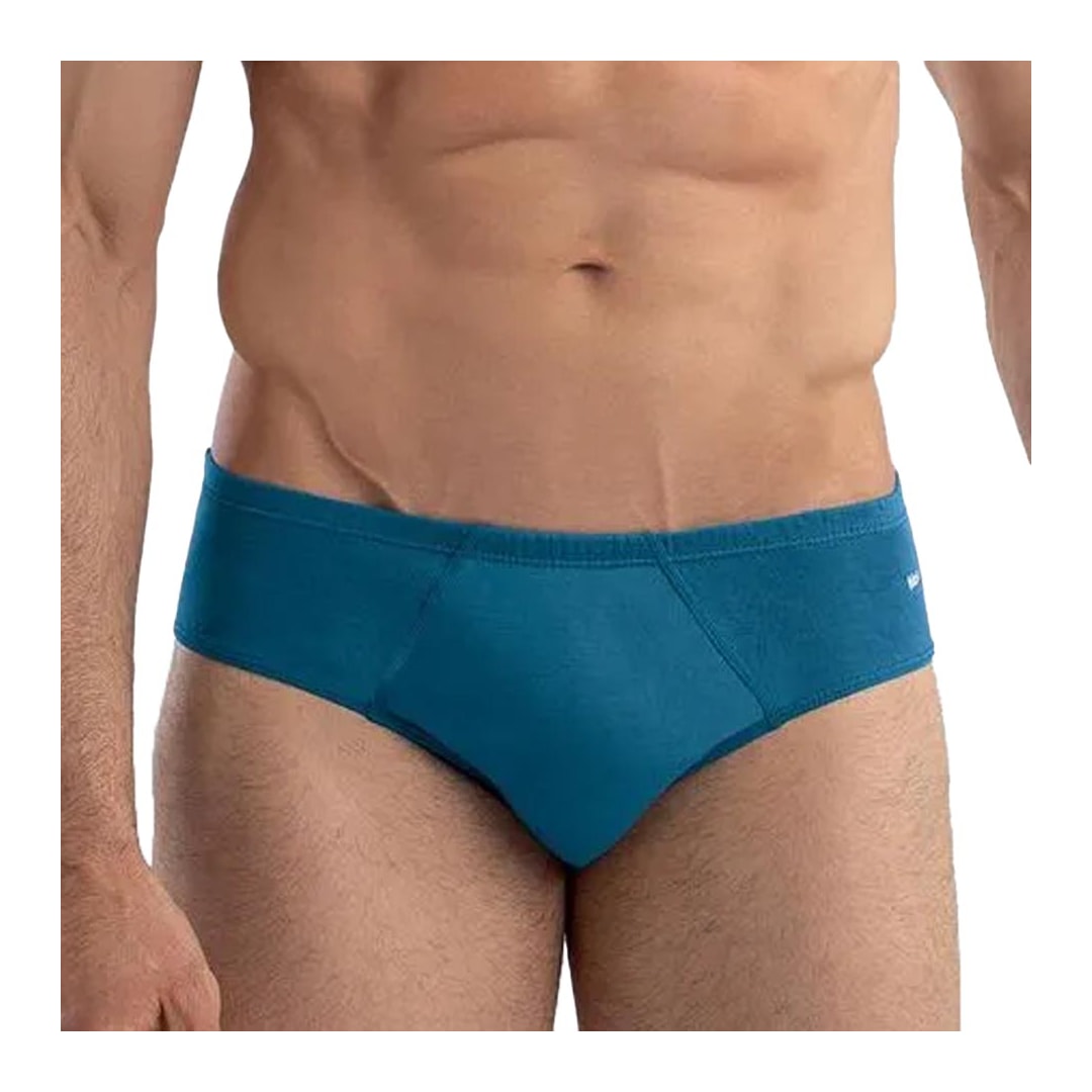 Kit 3 Cuecas Mash Slip Masculina 010.20 Azul/Azul/Azul