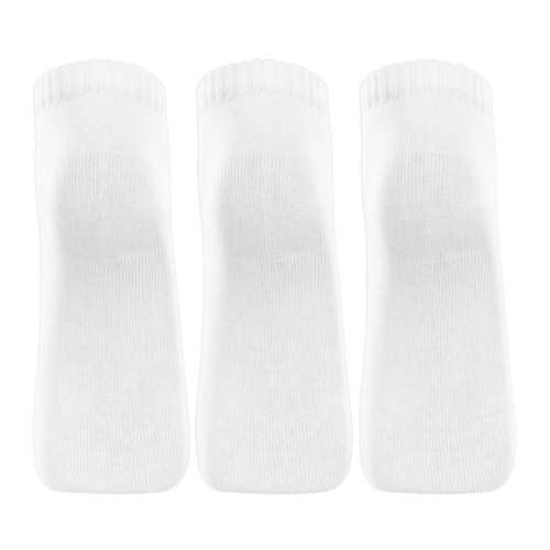 Detalhe - Kit 3 Meia Lupo Sport 3225 Branco/Branco/Branco