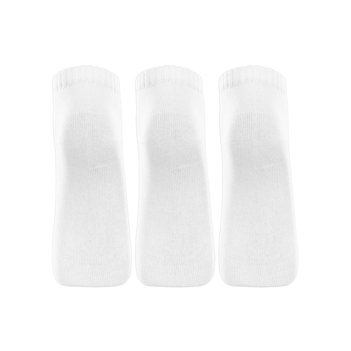 Kit 3 Meia Lupo Sport 3225 Branco/Branco/Branco