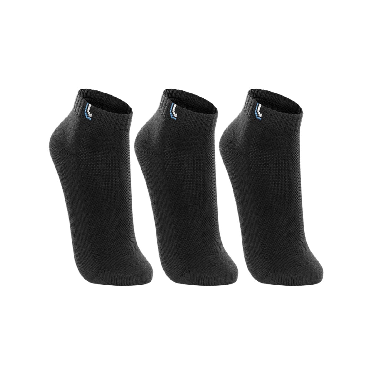 Kit 3 Meia Lupo Sport 3225 Preto/Preto/Preto