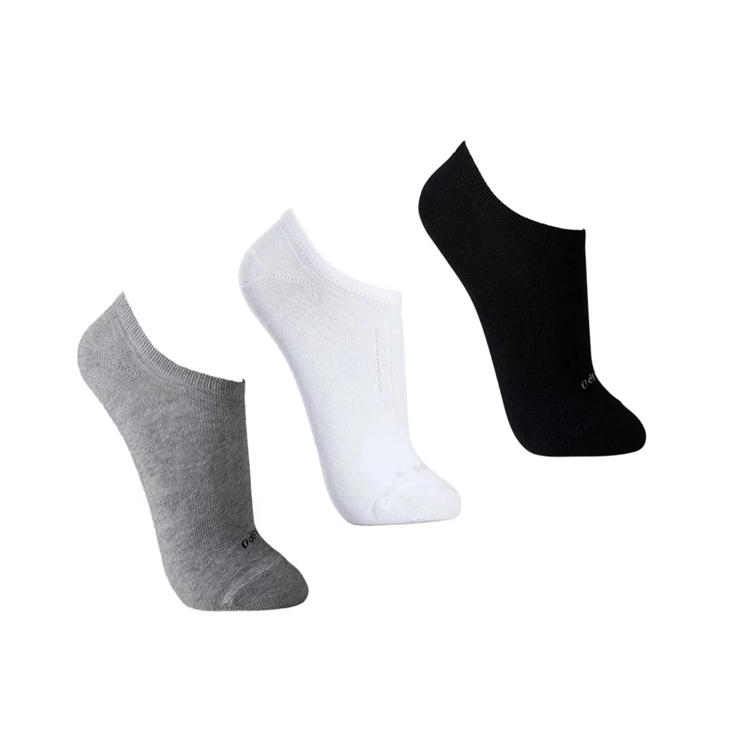 Kit 3 Meias Lupo Sport 3270 Branco/Cinza/Preto
