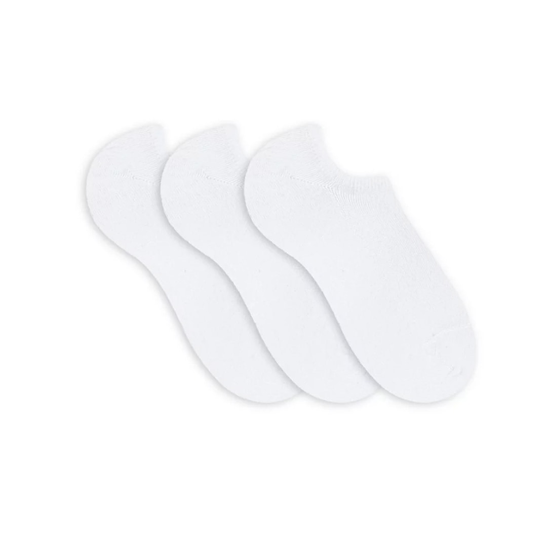 Kit 3 Selene Ares Meia Sapatilha Feminina 7730 Branco/Branco/Branco Kit 3 Selene Ares Meia Sapatilha Feminina 7730 Branco/Branco/Branco