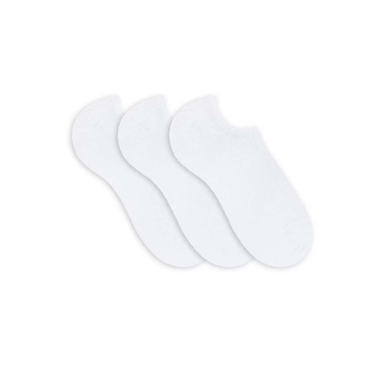 Kit 3 Selene Ares Meia Sapatilha Feminina 7730 Branco/Branco/Branco Kit 3 Selene Ares Meia Sapatilha Feminina 7730 Branco/Branco/Branco