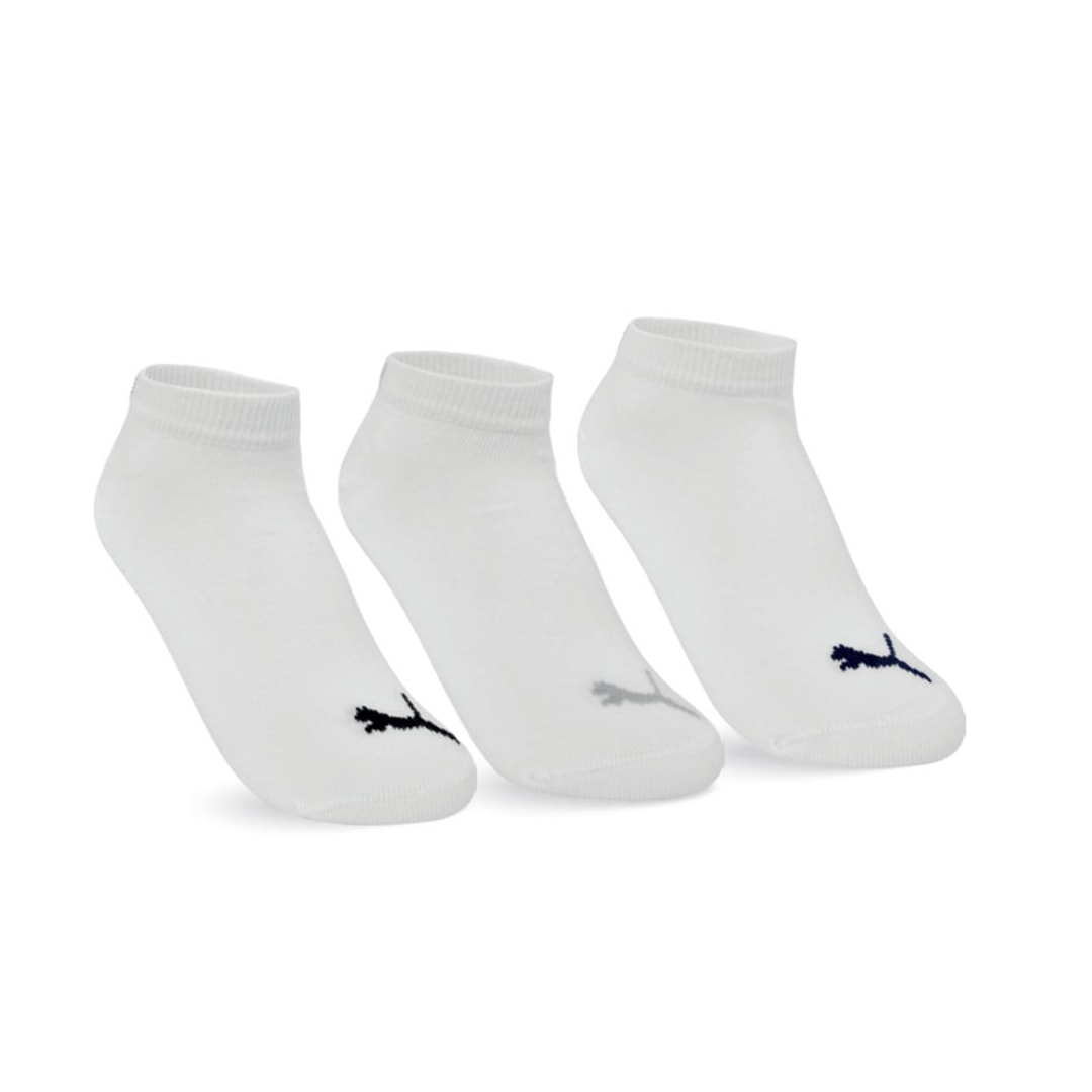 Kit 3 Selene Pares Meia Sapatilha Puma 4725 Branco/Branco/Branco Kit 3 Selene Pares Meia Sapatilha Puma 4725 Branco/Branco/Branco