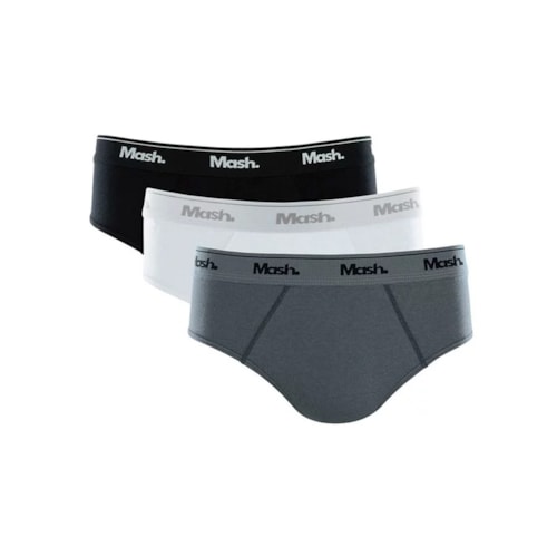 Kit Cueca Mash Slip Masculina 010.04