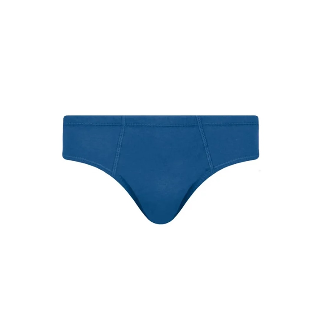 Kit Cueca Selene Slip 3 Peças 11910 Marinho/Cinza/Royal