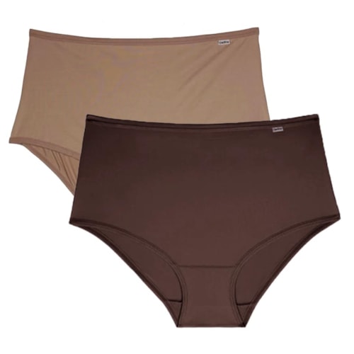 Kit Delrio 2 Calcinhas 50027 Cafe/Capuccino