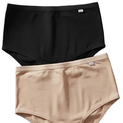 Detalhe - Kit Delrio 2 Calcinhas 503121 Del.082 Preto/Mousse