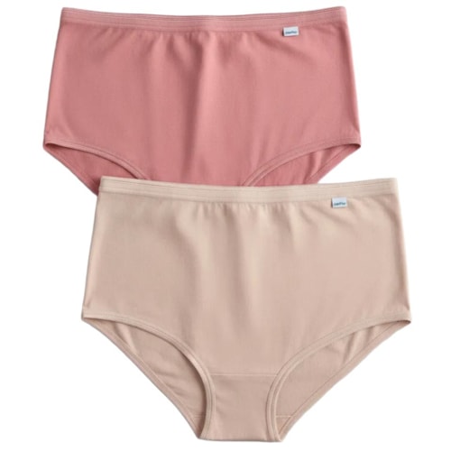 Kit Delrio 2 Calcinhas 503121 Del.082 Romance/Areia