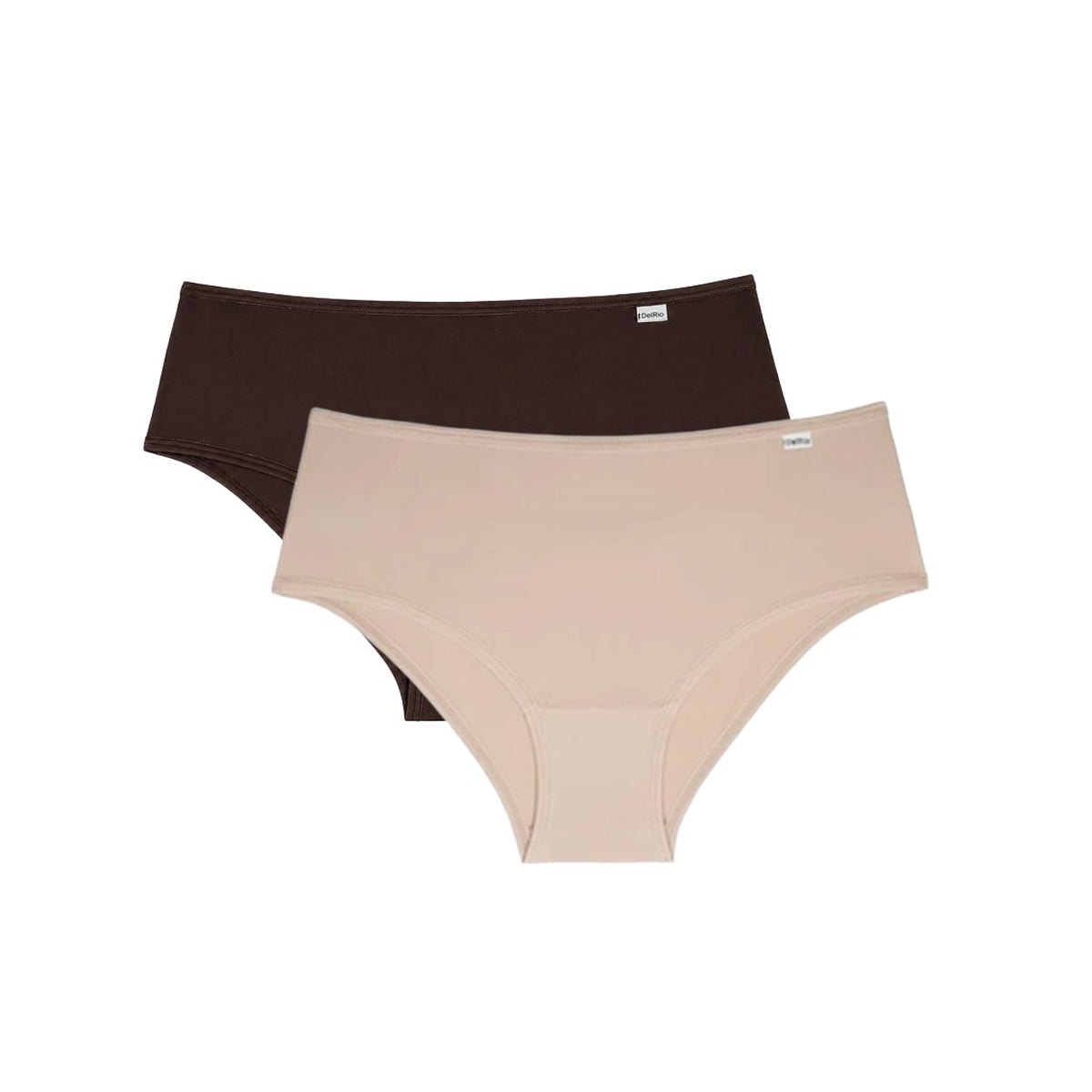 Kit Delrio 2 Calcinhas 50509 Cafe/Areia Kit Delrio 2 Calcinhas 50509 Cafe/Areia