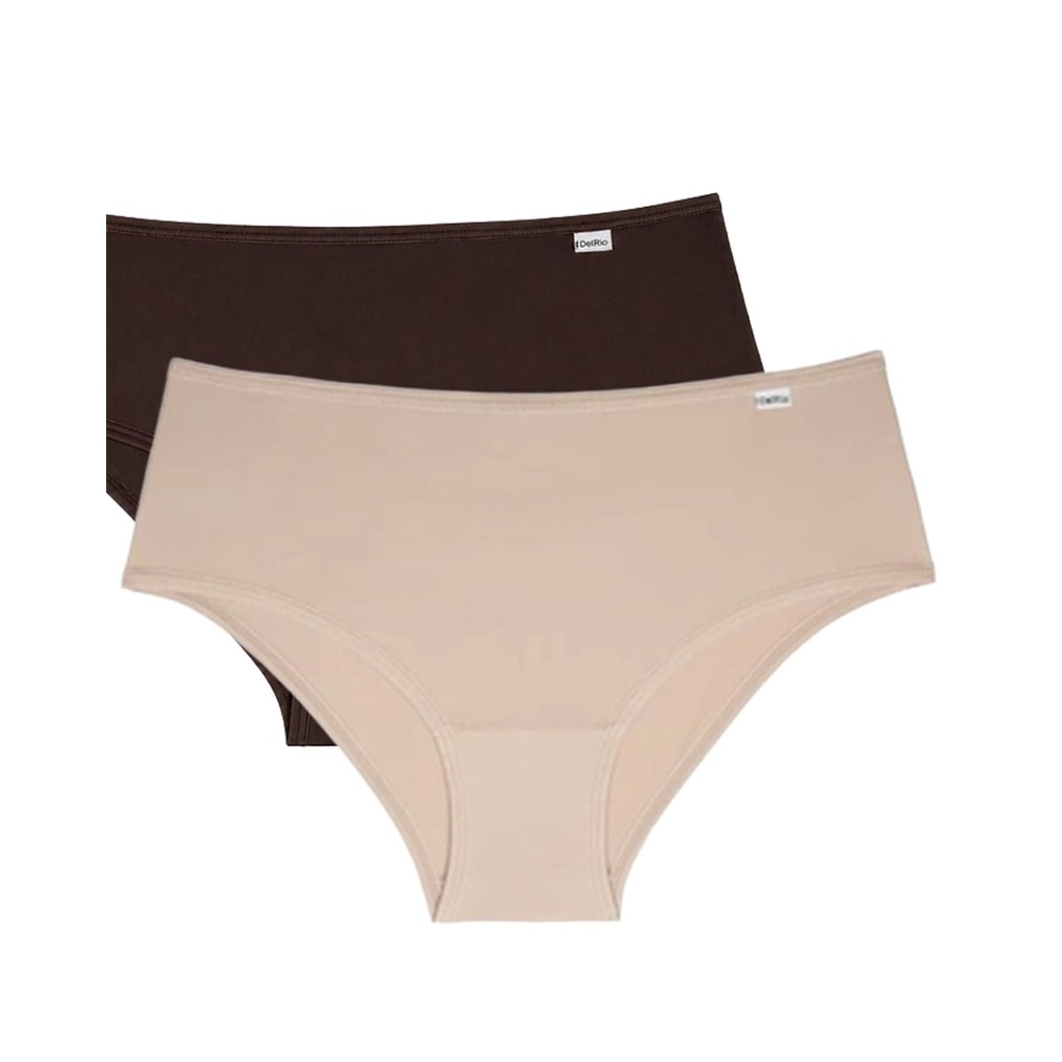 Kit Delrio 2 Calcinhas 50509 Cafe/Areia Kit Delrio 2 Calcinhas 50509 Cafe/Areia