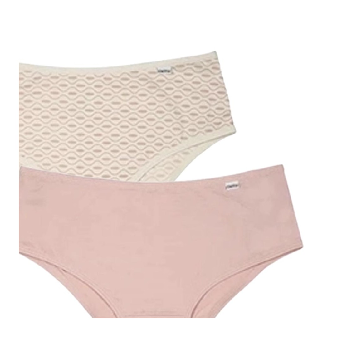 Kit Delrio 2 Calcinhas 50509 Natural