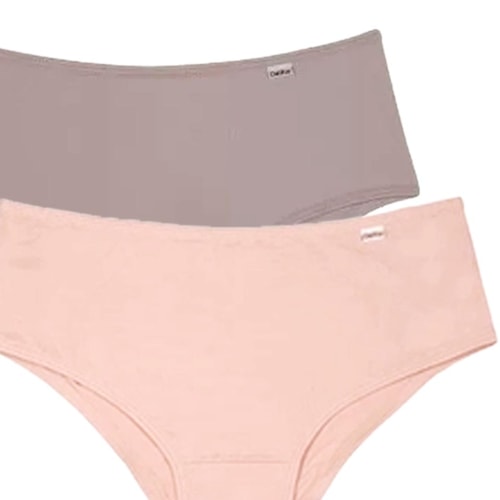 Detalhe - Kit Delrio 2 Calcinhas 50509 Quartzo/Pessego