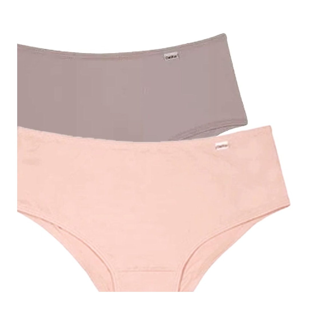 Kit Delrio 2 Calcinhas 50509 Quartzo/Pessego