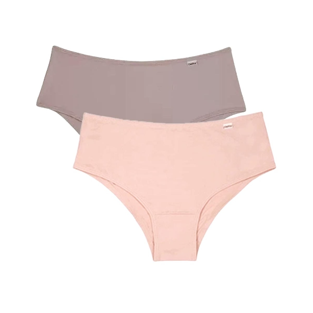 Kit Delrio 2 Calcinhas 50509 Quartzo/Pessego Kit Delrio 2 Calcinhas 50509 Quartzo/Pessego