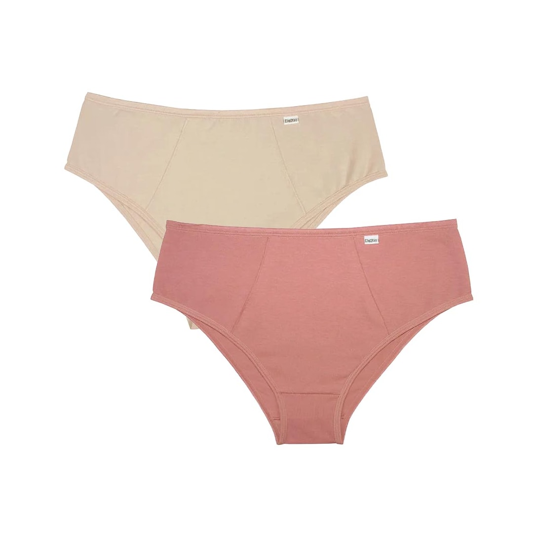 Kit Delrio 2 Calcinhas Dr50205 Del.098 Romance/Areia Kit Delrio 2 Calcinhas Dr50205 Del.098 Romance/Areia