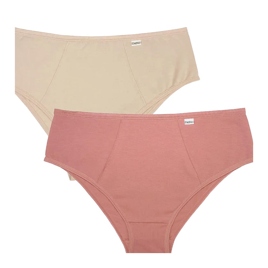 Kit Delrio 2 Calcinhas Dr50205 Del.098 Romance/Areia