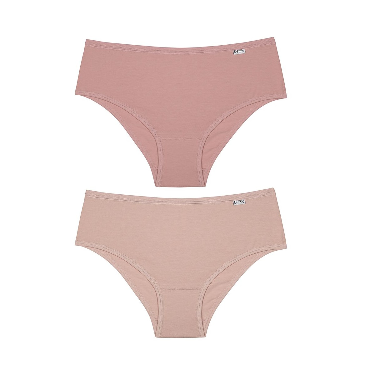 Kit DelRio 2 Calcinhas em Cotton V50368 Pessego/Romance Kit DelRio 2 Calcinhas em Cotton V50368 Pessego/Romance