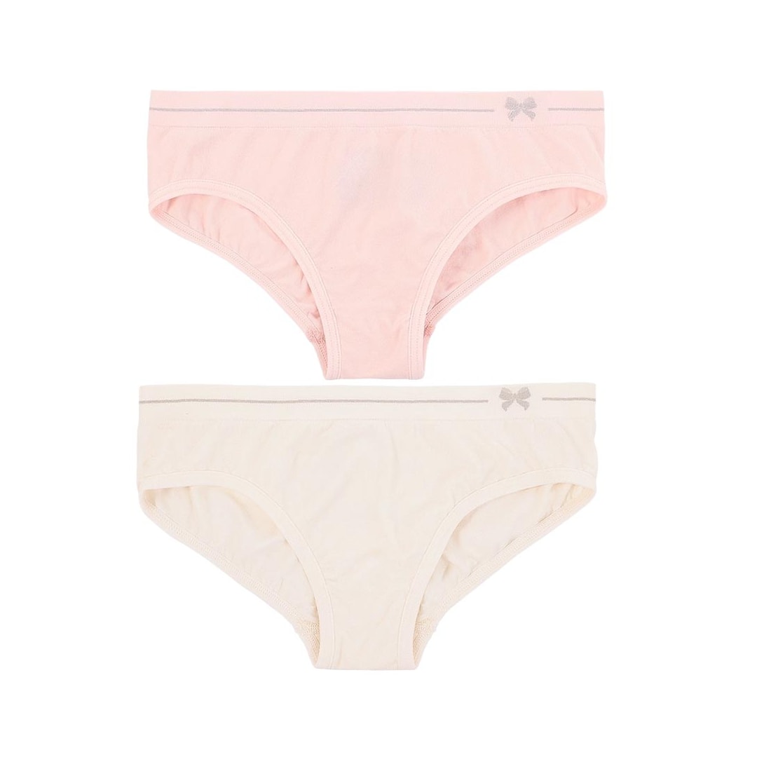 Kit Delrio 2 Calcinhas Infantil F5104 Pessego Kit Delrio 2 Calcinhas Infantil F5104 Pessego