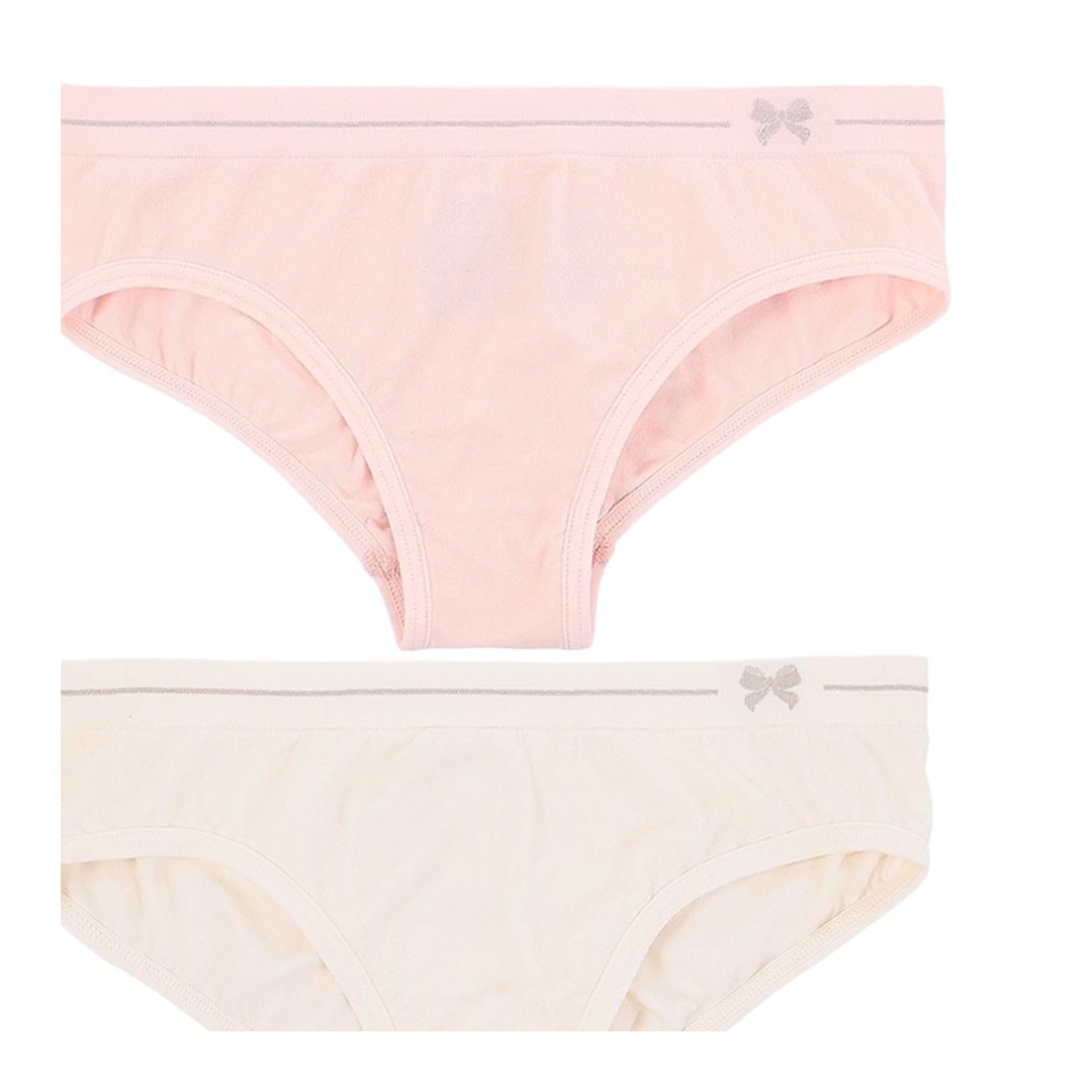 Kit Delrio 2 Calcinhas Infantil F5104 Pessego Kit Delrio 2 Calcinhas Infantil F5104 Pessego