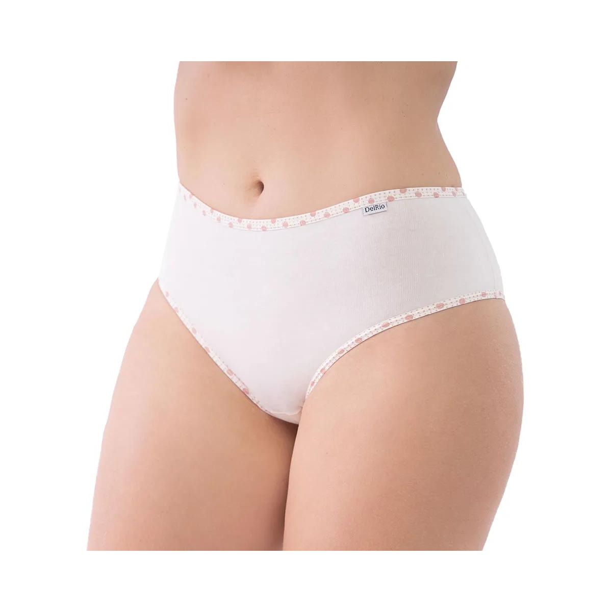 Kit Delrio 2 Calcinhas Larga V50368 Nature/Romance Kit Delrio 2 Calcinhas Larga V50368 Nature/Romance