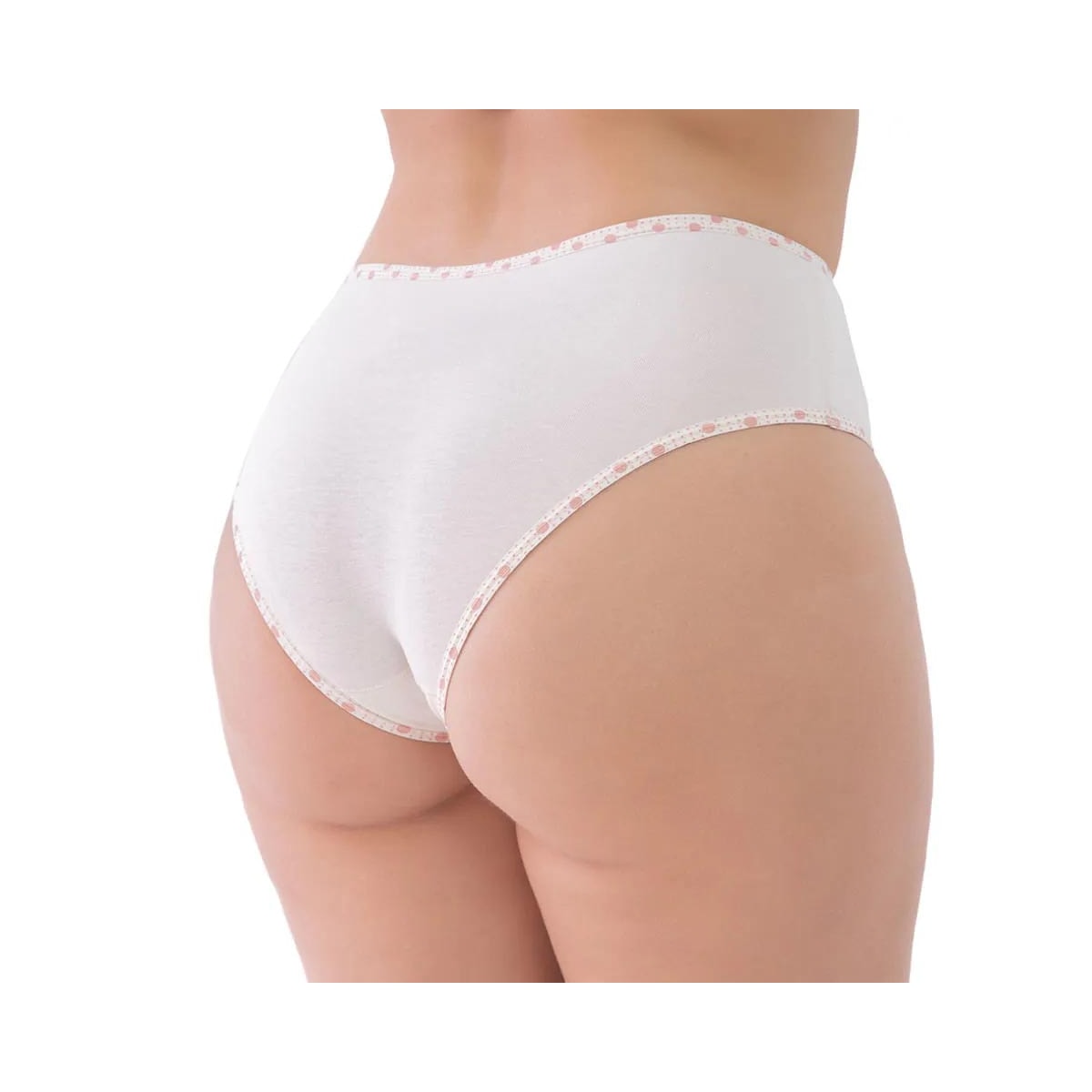 Kit Delrio 2 Calcinhas Larga V50368 Nature/Romance