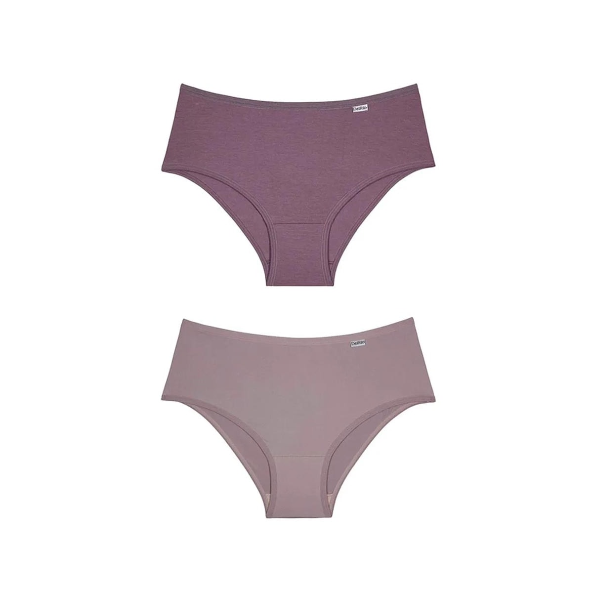 Kit Delrio 2 Calcinhas Larga V50368 Quartzo/Nude Kit Delrio 2 Calcinhas Larga V50368 Quartzo/Nude