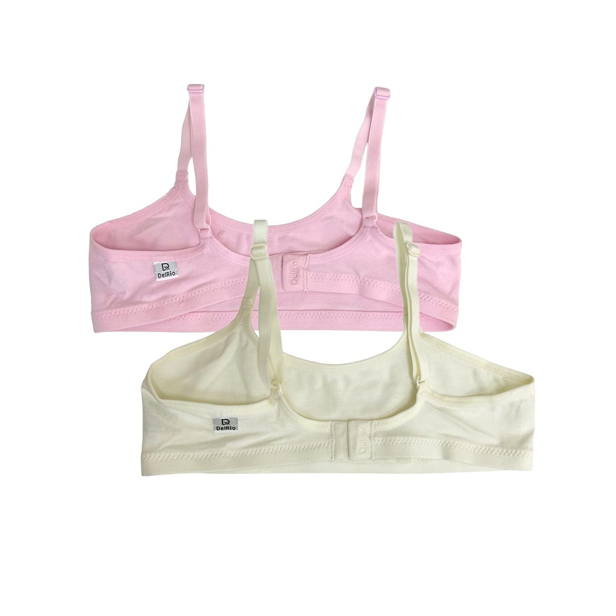 Kit Delrio 2 Sutiãs Infantil Del.108 40309 RosaCha/Amarelo