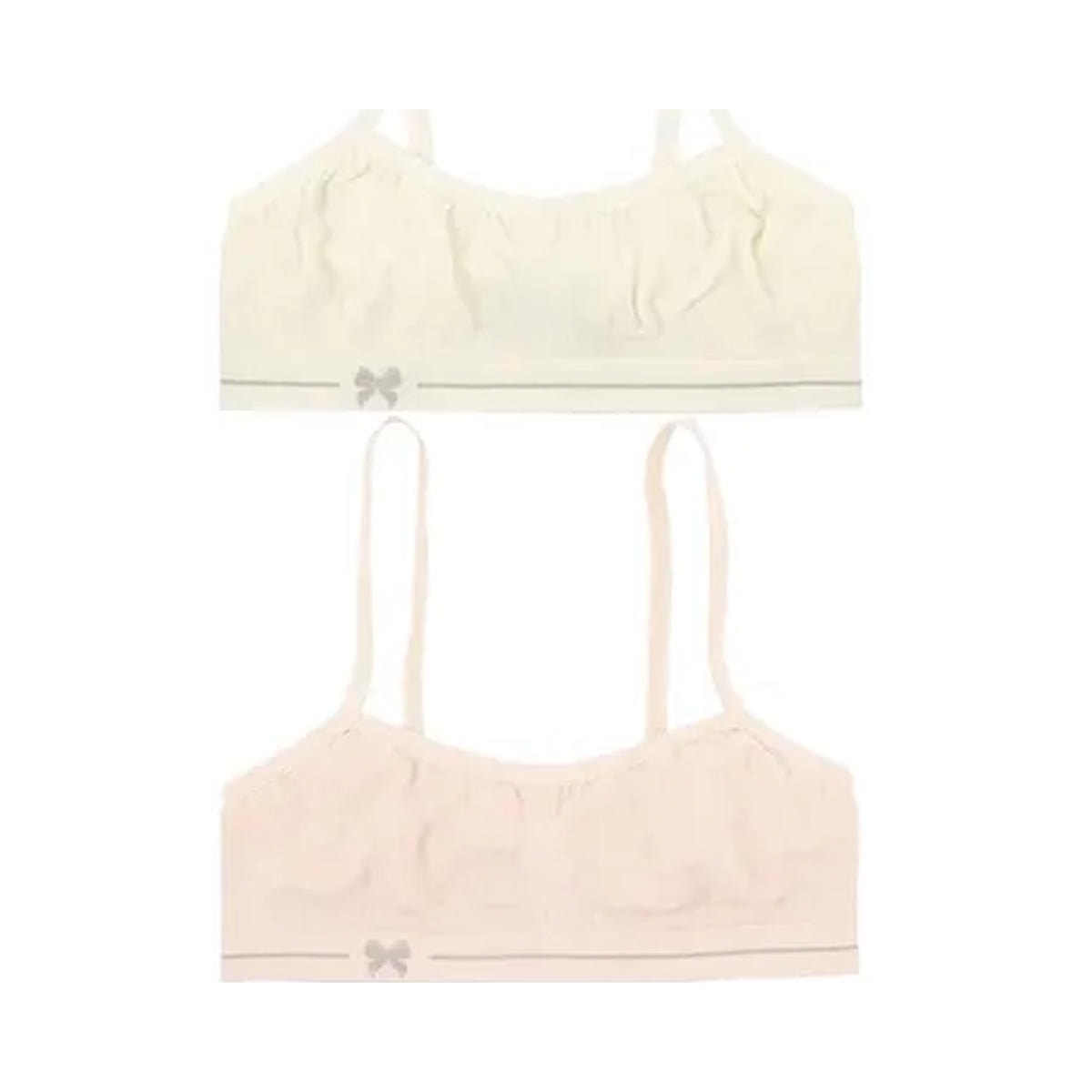 Kit Delrio 2 Sutiãs Infantil F4004 Pessego