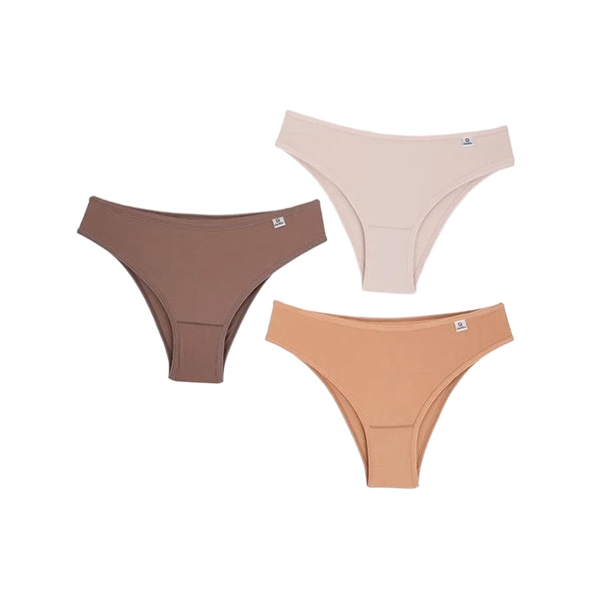 Kit Delrio 3 Calcinhas 51509 Caramelo/Chocolate/Areia Kit Delrio 3 Calcinhas 51509 Caramelo/Chocolate/Areia