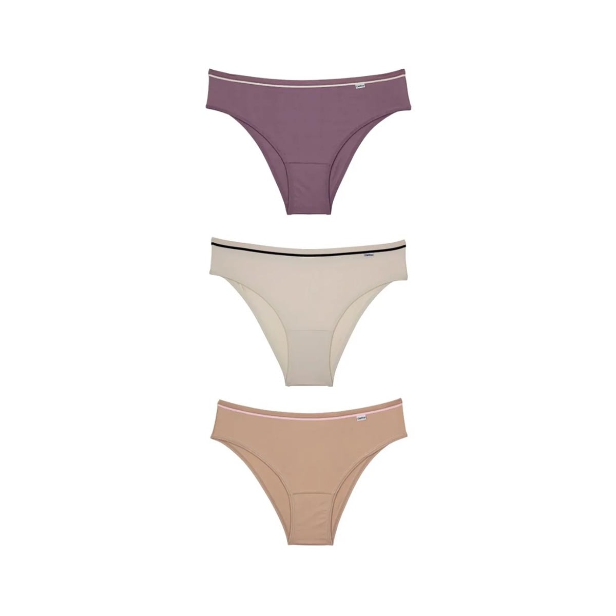 Kit Delrio 3 Calcinhas 51509 Mousse Kit Delrio 3 Calcinhas 51509 Mousse